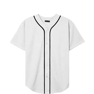 Maillot de baseball/softball respirant, séchage rapide, antibactérien, 100 % polyester, haute qualité, grandes tailles, logo personnalisé imprimé - Product Image 1