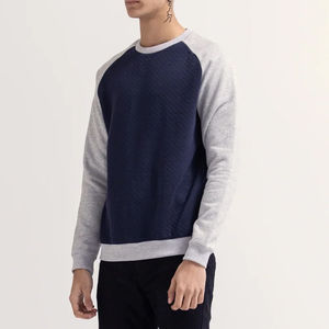 เสื้อสเวตเชิ้ตผู้ชายลายเรียบสำหรับฤดูหนาว ผ้าโพลีเอสเตอร์/คอตตอน รับสั่งทำโลโก้ พิมพ์ลาย ปักลาย คุณภาพสูง - Product Image 6