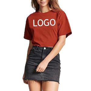 เสื้อครอปถักสำหรับผู้หญิงเสื้อครอปผ้าฝ้าย100% คอสูงแขนสั้นลำลองแบบเรียบง่าย - Product Image 3