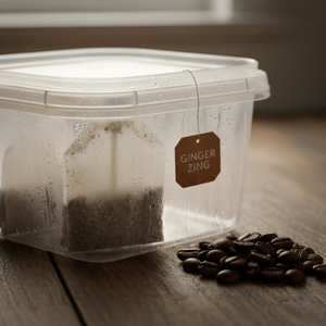 Sachets de thé au gingembre dans un emballage Eco Kraft adapté aux commandes au détail et en gros - Product Image 5