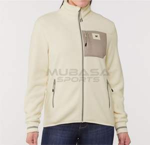 Custom Logo Pullover Zip Hoodie for Women 350 GSM Thick Fleece Loose Fit Letter Print Autumn Rothe Fleece Jacket Hooded Collar - Product Image 5