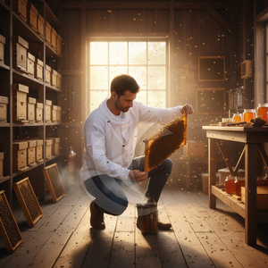 Veste d'apiculteur résistante aux piqûres avec voile de protection, fermeture éclair avant, plusieurs poches, équipement d'apiculteur en gros disponible - Product Image 5