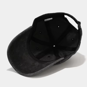 Gorra de Béisbol Unisex Vintage Lavada y Desgastada al por Mayor, Gorra de Sarga Ajustable Estilo Dad-Hat, Gorra Trucker Multifuncional Ajustable - Product Image 5