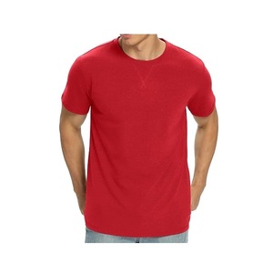 Camiseta de cuello redondo de Spandex de algodón Premium para hombre Camiseta clásica fresca de Bangladesh Stock al por mayor disponible - Product Image 1