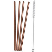 Pailles à boire en cuivre pur à 100 %, accessoires de bar de luxe réutilisables, écologiques, de qualité alimentaire, certifiées CE, pureté ayurvédique