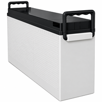 Batterie AGM à cycle profond 12V 100Ah à borne avant, longue durée de vie, pour système solaire hors réseau et télécommunications BTS