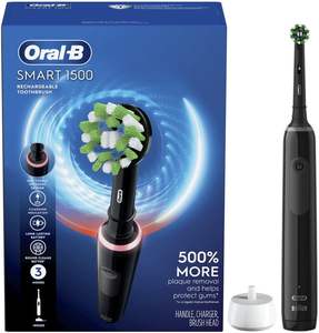 Cepillo de Dientes Eléctrico Recargable Oral-B Smart 1500, Negro - Product Image 2