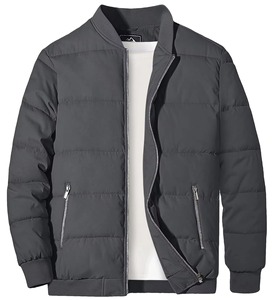 Blouson d'hiver épais à coupe moderne pour homme avec capuche, tissu imperméable, plusieurs poches, logo avant élégant - Product Image 6