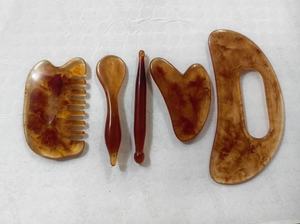 Varita Kansa con Mango de Resina - Lujo Artesanal Ecológico para una Piel Radiante y una Belleza Atemporal - Product Image 4