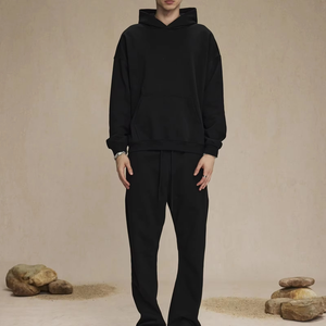 Vente en gros de sweats à capuche unisexes de haute qualité, surdimensionnés, personnalisés, brodés, écologiques, 100% coton, 430g, vierges, mode d'hiver - Product Image 5