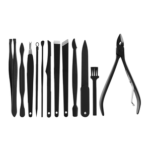 Meilleures ventes Instruments de soins de beauté personnels de toutes tailles Outils de manucure et de pédicure en acier de haute qualité avec étui en cuir - Product Image 5