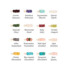 Charmes de pierre de naissance plaqués or de puces de pierres précieuses de quartz de cristal brut naturel, pendentifs mensuels de pierre pour la fabrication de bijoux - Product Image 5