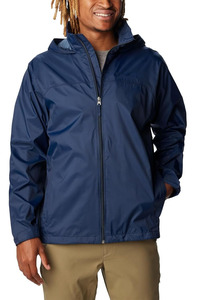 Veste en polyester légère personnalisée pour hommes, coupe-vent imperméable et respirant, coupe-vent d'extérieur d'été à fermeture éclair de décoration en fourrure - Product Image 2