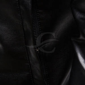 Blouson en cuir pour homme style populaire, col montant, en toile imperméable et respirante, vente en gros - Product Image 5