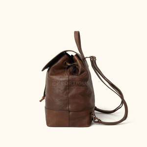 Venta caliente hecho en Pakistán Mochila de cuero Bolsas Logotipo personalizado Mochila de cuero ligero Bolsas - Product Image 2