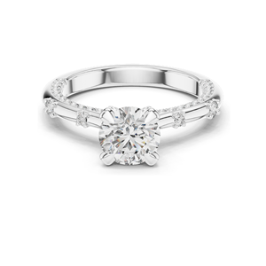 Bague en diamant de laboratoire 1,908 CT pour femmes, clarté VVS-VS EF, or 18 carats, 14 carats, 10 carats et argent 925, or rose, or jaune, or blanc - Product Image 3