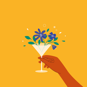 Made In Germany - Home Decor <span class=keywords><strong>Canvas</strong></span> Picture Flower Glasses Cocina compartida-Mural de pared en amarillo y blanco-Camilla <span class=keywords><strong>Frame</strong></span> Art - Product Image 5