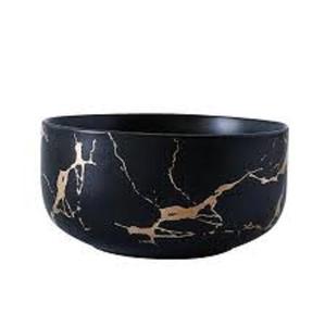 Nouveau bol de service en marbre noir de conception antique fait à la main d'une seule pièce avec une grande qualité et des matériaux à très faible taux - Product Image 1