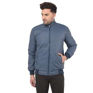 Chaqueta de bombardero Softshell ligera y ajustada para hombre, chaqueta informal con cuello levantado y diseño de cremallera, chaqueta Regular, chaqueta de invierno - Product Image 1