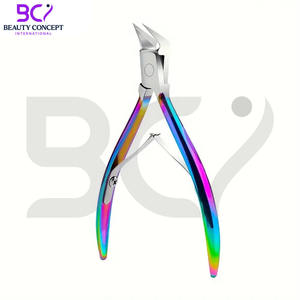 Cortacutículas de Acero Inoxidable, Herramienta de Manicura de Precisión, Abertura de Mandíbula Ancha, Cuchilla Curva para Uso en Salón, Mango Duradero de Fácil Agarre - Product Image 2