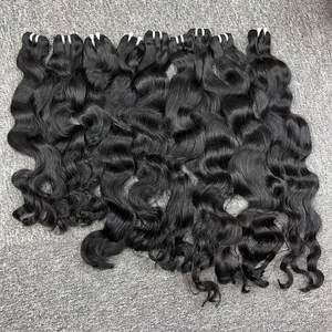 ผมดิบจากเวียดนามสำหรับผมดัดลอนธรรมชาติผมบริสุทธิ์3มัดด้านหน้ามีขนาดใหญ่100% - Product Image 1