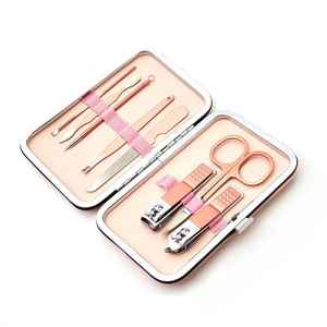 Juego Profesional de Manicura y Pedicura de Acero Inoxidable de 7 Piezas con Cortaúñas y Estuche - Product Image 5