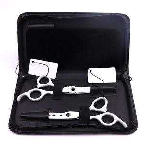 Ciseaux de coiffeur blanc professionnel de haute qualité fabriqués sur mesure avec poignée en céramique finition de rasoir élégante meilleurs ciseaux de coupe de cheveux - Product Image 4