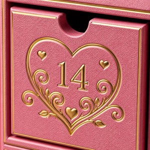 <strong>Valentine</strong> Perfume Bottle Advent Calendar Paper <strong>Box</strong> 14 Day Luxury Gift Packaging PR Present <strong>Box</strong> - Product Image 4