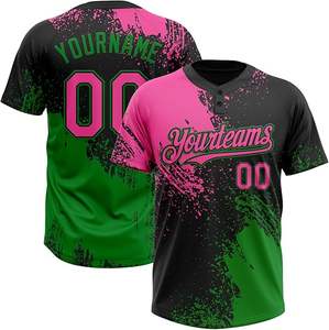 Camiseta de béisbol personalizada de alta calidad para hombres jóvenes, camisetas sublimadas, uniforme de béisbol de equipo, camiseta de béisbol bordada Unisex - Product Image 1