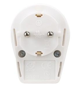 Adattatore semplice con interruttore bianco 16A (Simon CL518701) - Product Image 2