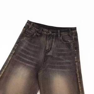 Shorts en denim décontractés pour hommes 100% coton avec impression sérigraphique unie Service OEM Haute qualité Résistant à la décoloration - Product Image 2