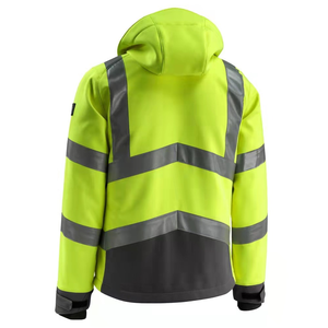 Chaqueta DE SEGURIDAD reflectante de alta visibilidad para el trabajo, chaqueta de seguridad de invierno, chaquetas de seguridad de construcción reflectantes con impresión de logotipo personalizado - Product Image 3