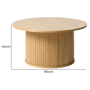 Table d'appoint Gopher en teck massif couleur naturelle pour salon. - Product Image 6