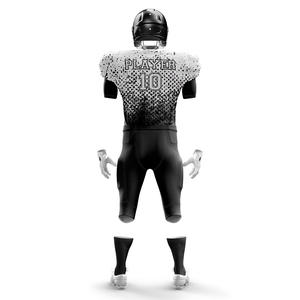 Conjunto de camisetas de fútbol americano de manga corta para jóvenes con logotipo personalizado 100% poliéster transpirable de talla grande tasas de fábrica transpirables - Product Image 3