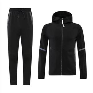 Chándales de invierno de precio al por mayor 2024 logotipo personalizado Tech Fleece algodón para hombres Jogger de talla grande otoño cremallera chándal - Product Image 3