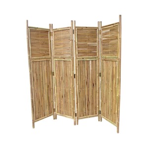 ที่กั้นห้องพับได้ทำจากไม้ไผ่ธรรมชาติสไตล์โบฮีเมียนของตกแต่งบ้านทำจากเวียดนาม - Product Image 1