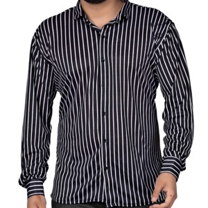 Wholesale Custom <b>Bandana</b> Print Shirt <b>Mens</b> Summer Loose Fit Aloha Cuban Collar Long Sleeve Shirt - Product Image 1