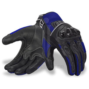 Guantes de moto personalizados de buena calidad Guantes de moto de dedo completo para uso en carreras Guantes de moto unisex para hombres - Product Image 1
