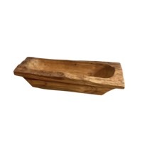 Moderna Tazón Decorativa Rectangular de Madera Artesanal para Graduación, Adorno para el Hogar, de Indonesia