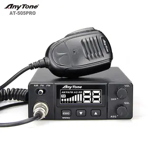 Anytone CB đài phát thanh 505pro thiết kế mới 27MHz Rugged thông tin liên lạc đài phát thanh trên xe Truck AM FM PA ham đài phát thanh