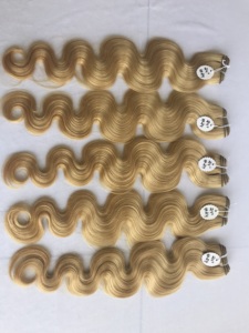 Qualité supérieure 100% cheveux indiens 24 ''Extensions de vague de corps vierge faisceaux de donneurs simples doux Source directe 11A - Product Image 6