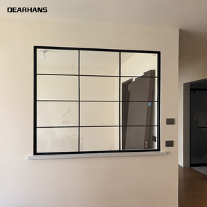Fenêtre fixe <span class=keywords><strong>en</strong></span> aluminium lourd remplie d'argon PAS24, isolation thermique, fenêtre fixe <span class=keywords><strong>en</strong></span> aluminium pour l'extérieur des hôtels - Product Image 2