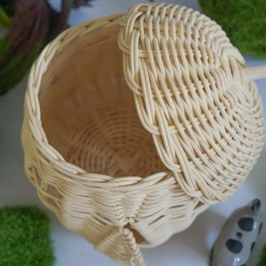 <b>Acorn</b> Natural Rattan Eco-Friendly Modern Multi-Purpose Storage <b>Basket</b> - Product Image 4