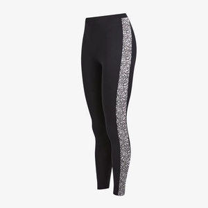 Meilleur prix de gros personnalisé panneau latéral Logo femmes Leggings 2025 meilleure vente Gym entraînement femmes Yoga Leggings - Product Image 4