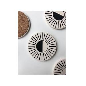 Handmade Hexagon Shape <b>Marble</b> <b>Coaster</b> Elegant Solid Decorative Coffee Tea Mat Protective Stone Drink Protector - Product Image 2