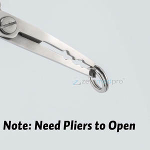 Anillas de Pesca de Acero Inoxidable Resistentes y Duraderas, Resistentes a la Oxidación para Anzuelos y Señuelos - Product Image 5