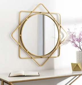 Espejo de pared decorativo de primera calidad para decoración del hogar disponible en artesanías indias para el hogar - Product Image 2