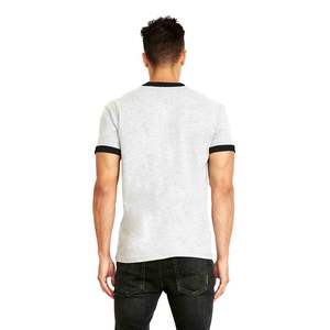 T-shirts pour hommes grande taille 100% coton de haute qualité 210GSM Logo personnalisé écran DTG imprimé conception personnalisable vierge - Product Image 5