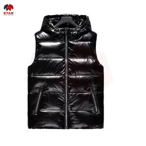 Chaleco Acolchado para Hombre, Impresión de Logotipo Personalizado, Fabricación OEM y ODM, Chaqueta sin Mangas, Venta al por Mayor de Fábrica - Product Image 2