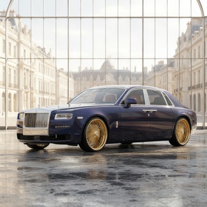 Jantes en aluminium forgé sur mesure 2 pièces, polies, 20-22 pouces, luxe, maille dorée, pour Maybach S680, pour Flying Spur, Audi A8 - Product Image 3